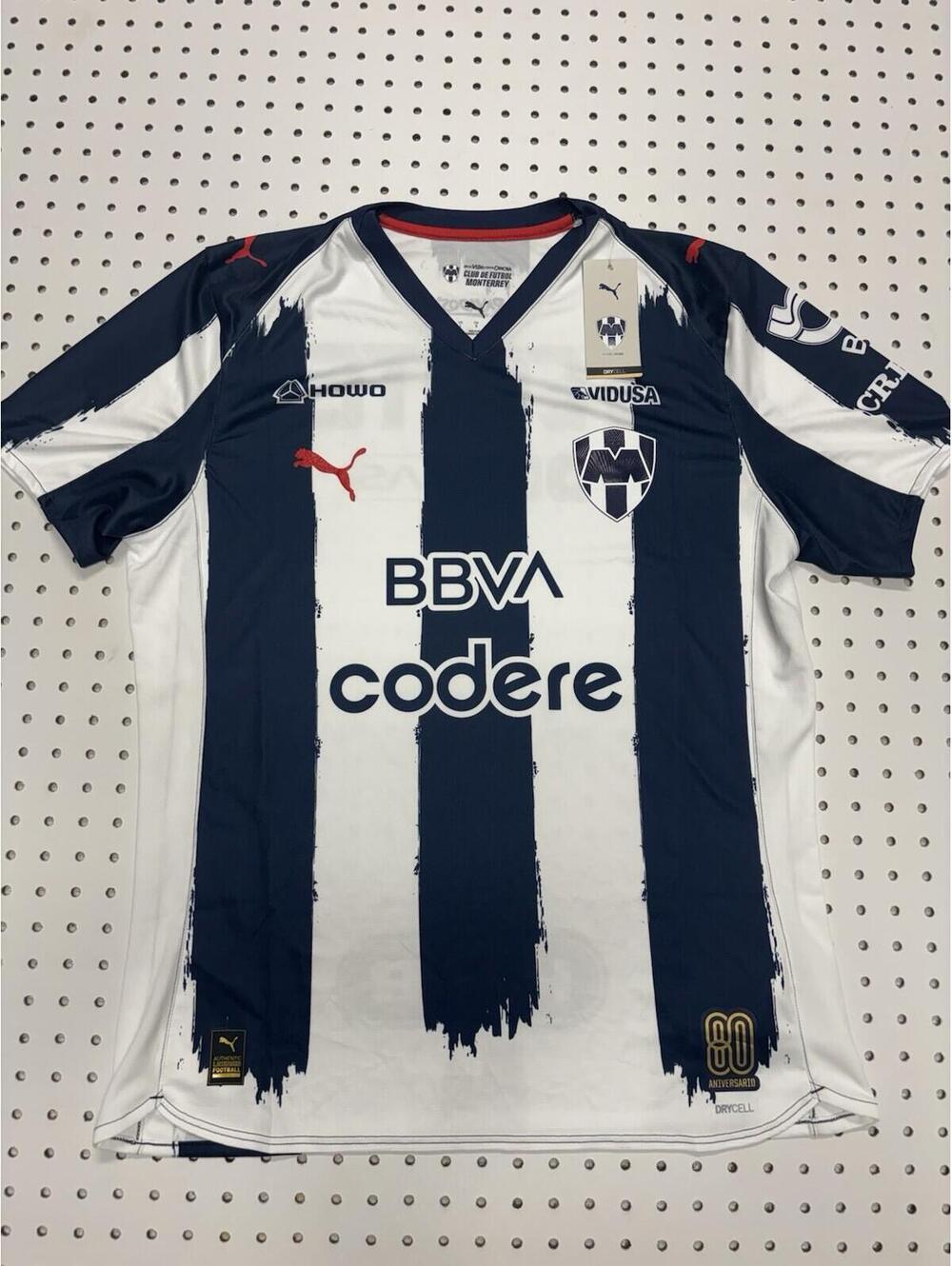 Puma Monterrey Rayados Jersey Men's Large Blue/white New with Tags